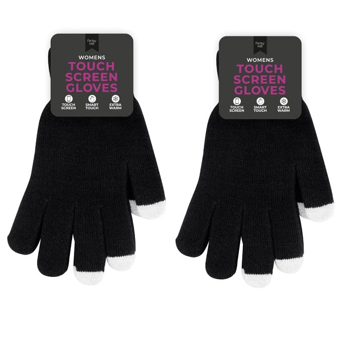 Winter Warm Ladies Touchscreen Fingertip Gloves Cosy Smartphone Tablet One Size Winter Warm Ladies Touchscreen Fingertip Gloves Cosy Smartphone Tablet One Size